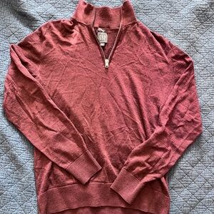 GAP Men's Maroon Merino Wool Sweater